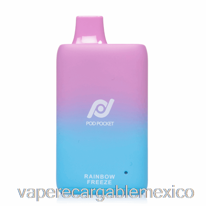 Vape Recargable Pod Pocket 7500 Desechable Arcoiris Congelado